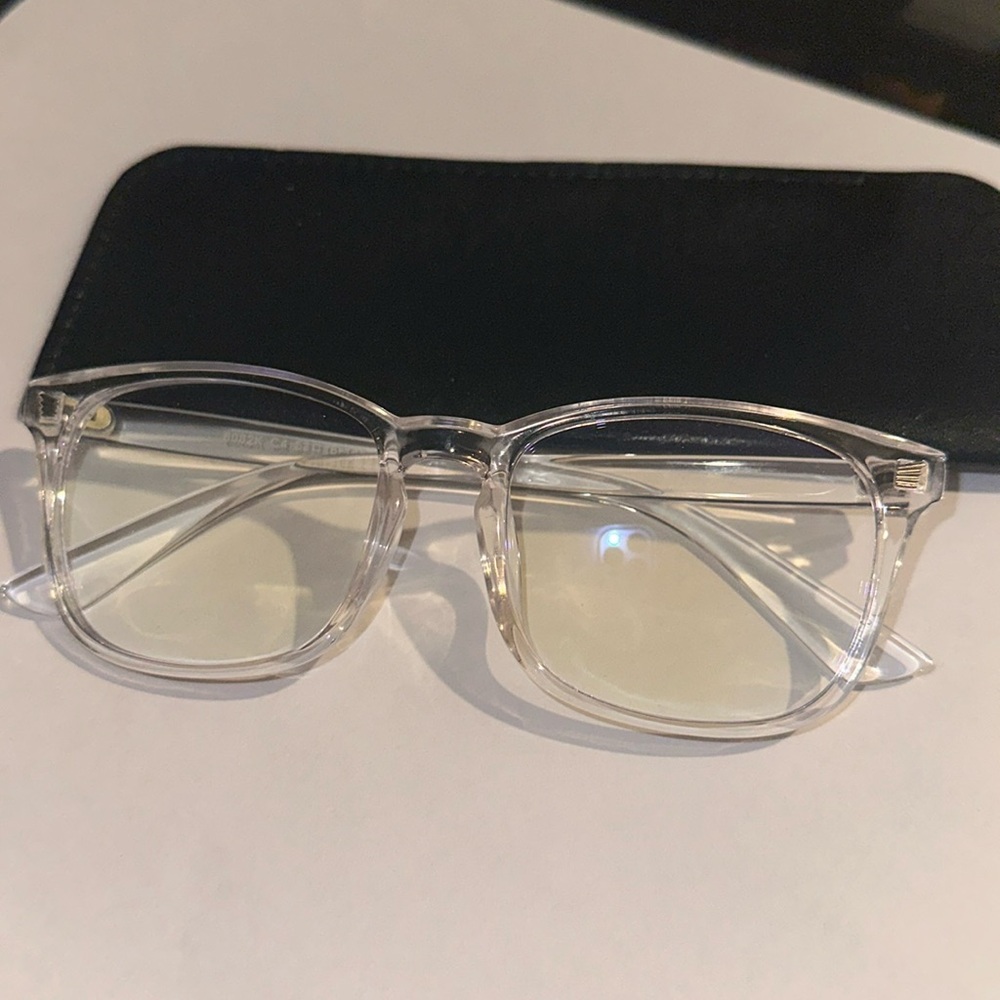 Blue Light Glasses for Women Men Computer Bluelight Blocking Glasses Clear